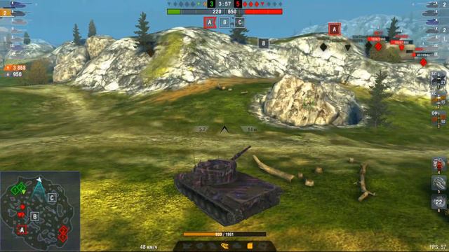 Скилл или везение!? WoT Blitz Leopard 1 смотреть онлайн