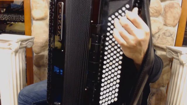 2794 - Black Vignoni FS15VSX Piano Accordion Converter Free Bass LMMH 45 120 $7999