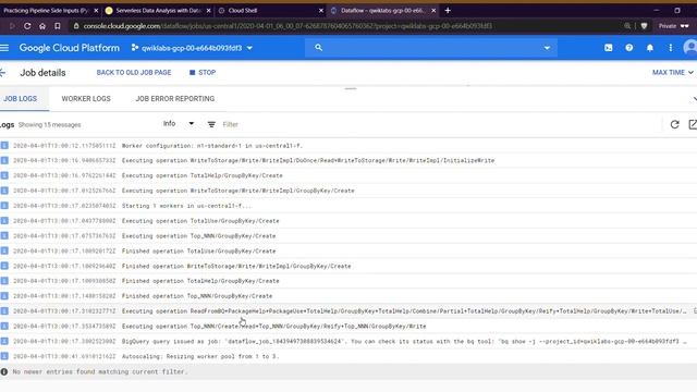 Serverless Data Analysis with Dataflow: Side Inputs (Python) | Qwiklabs смотреть онлайн
