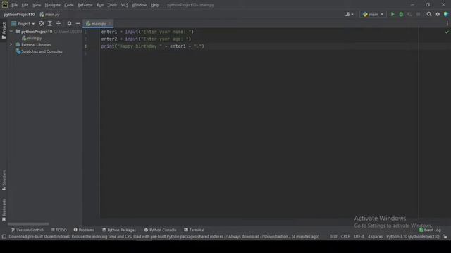 Tutorial for Beginners | User input in Python | Command Line Input(EASY) смотреть онлайн