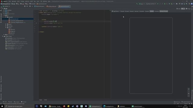 Part 3 /Android Studio Tutorial message chat app MainActivity design (chat uygulaması yap) смотреть онлайн