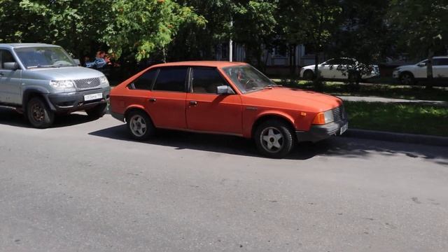 Москвич-2141 ранний красный (retro car)6. смотреть онлайн