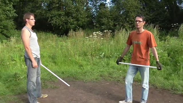 Фехтование шашкой. Защита сбивами в сторону "скатов". смотреть онлайн