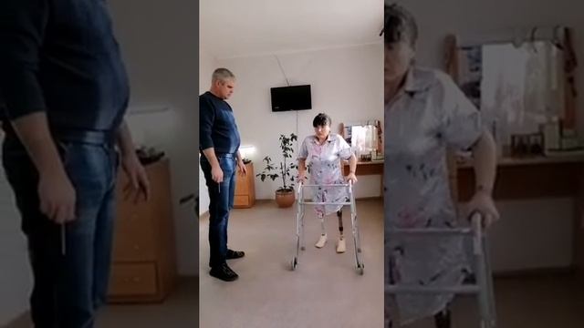 #amputeegirl #amputee #протезы #ампутация Реабилитация ходьбы на протезах. смотреть онлайн