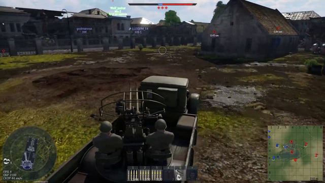 War Thunder: ЗиС-12(94-КМ) против М24 смотреть онлайн
