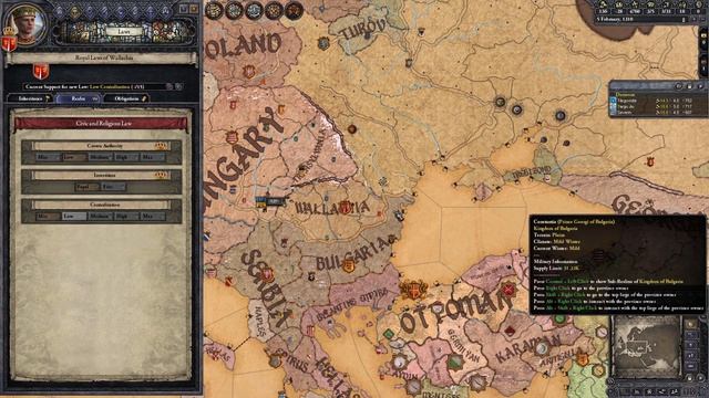 Crusader Kings 2: The Monarch's Journey - Basarab I FREE DLC ONLY, ALL GOLD CHALLENGES смотреть онлайн