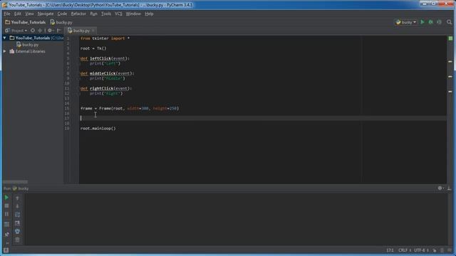 Python GUI with Tkinter - 7 - Mouse Click Events смотреть онлайн