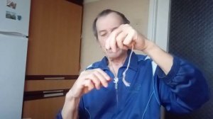 Узел Куликова, для привязывания рыболовных крючков и поводков. Опыт Куликова