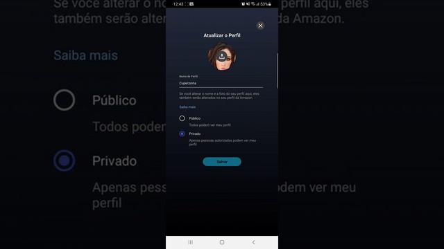 Como mudar a FOTO de PERFIL do App AMAZON MUSIC no celular смотреть онлайн