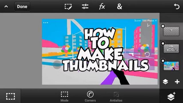 How To Make Sick Thumbnails On Your Phone With PS Touch (CHECK DESC) смотреть онлайн