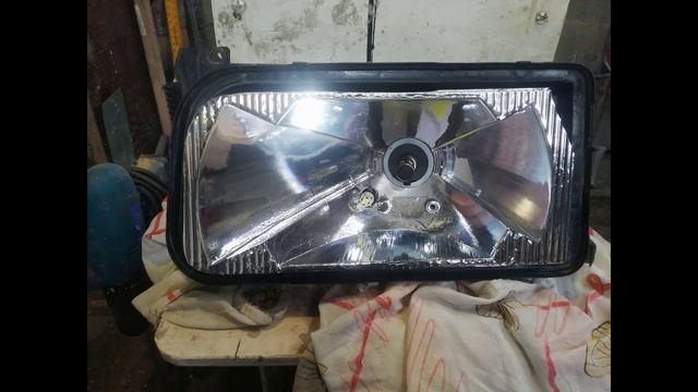 Восстановление отражателя фары. Самый простой вариант. смотреть онлайн