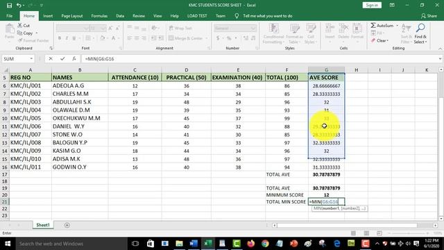 How To Calculate Maximum Minimum Average and Count in Microsoft Excel смотреть онлайн
