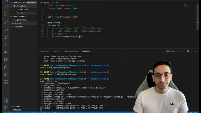 Creating a simple WebApp with Python Flask смотреть онлайн