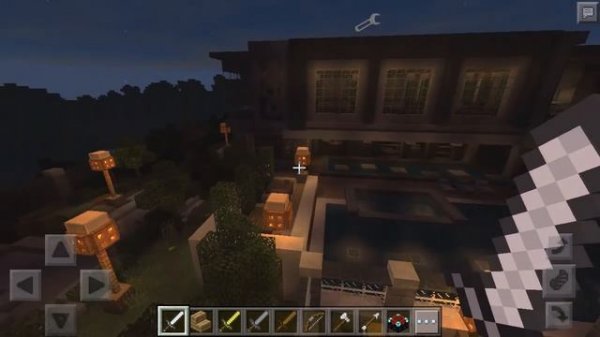 Minecraft pe 0.14.2 Realistic Shaders + Modern Mansion Map