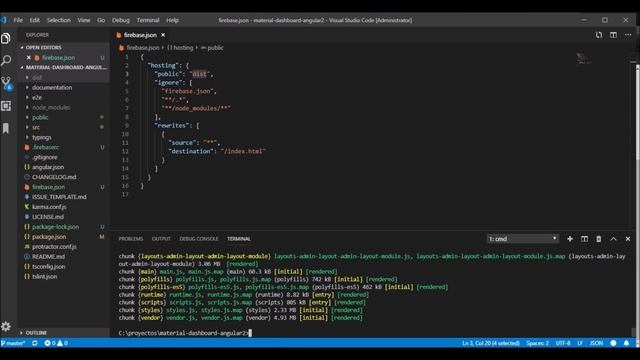 EJEMPLO [Plantilla Angular Material] GRATIS + Publicado en Firebase + Google Analytics смотреть онлайн