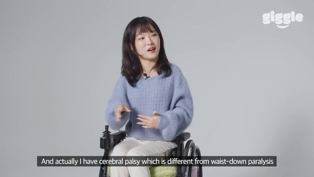 Koreans first meet with a person with cerebral palsy смотреть онлайн