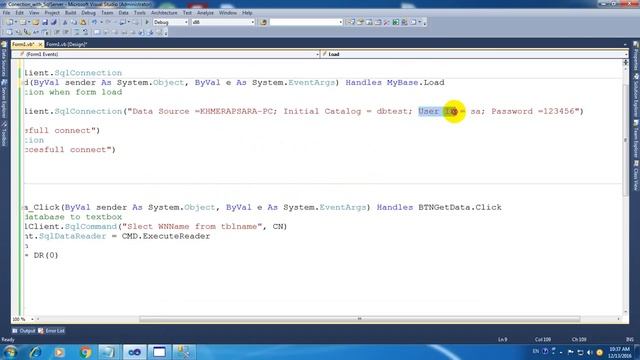 vb.net | how to connect to sql server database смотреть онлайн