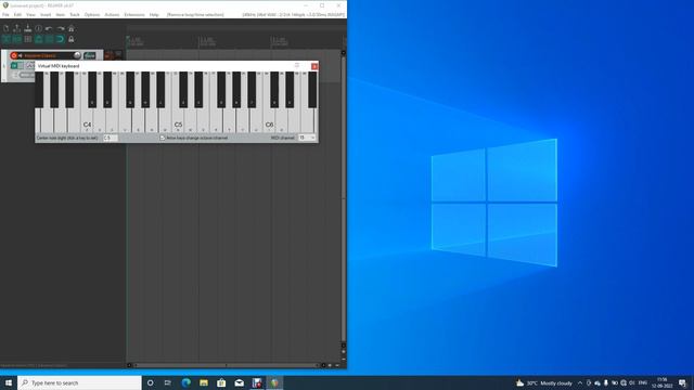 Virtual MIDI Keyboard: REAPER DAW Tutorial with Screen reader in Hindi смотреть онлайн