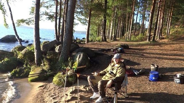 Озеро Таватуй. Утренняя рыбалка в день рождения!!!! смотреть онлайн