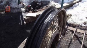 ПЕРЕДНЕЕ КОЛЕСО ОТ МИНСКА НА СОВУ,ВОСХОД/ЗАМЕНА ПОДШИПНИКОВ СТУПИЦЫ КОЛЕСА/СОВА ЭНДУРО