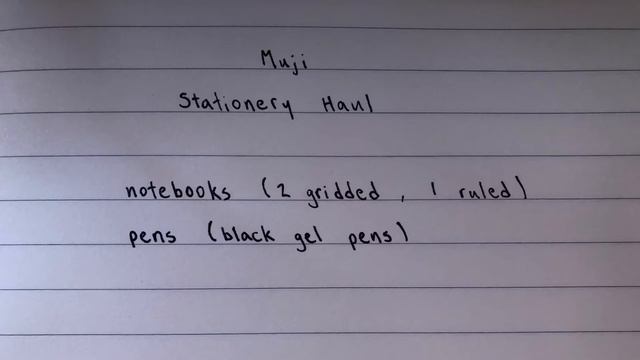 Muji Stationery Haul смотреть онлайн