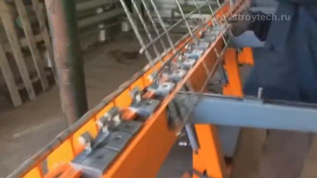 Станок для гибки арматурной сетки СГС смотреть онлайн