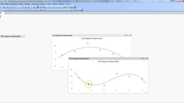 QlikView Tutorial | How to Create Polynomial Trend Lines in QlikView | Data & Tools смотреть онлайн