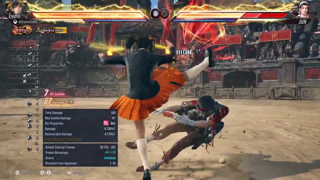 Tekken 8 Ling Xiaoyu 98 Damage Combo смотреть онлайн