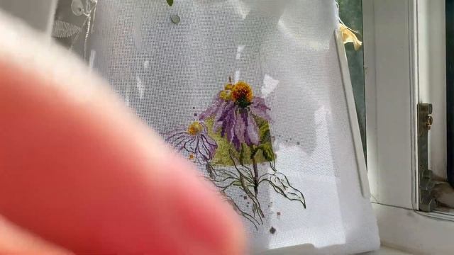 Новый процесс от Чудесной иглы! Угадаете: «Эхинацея», «Ромашка» или «Шиповник»? ? Обзор вышивки. смотреть онлайн
