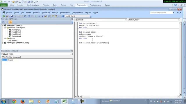 Cómo crear una Macro que llame a otra Macro con parámetros en Excel смотреть онлайн
