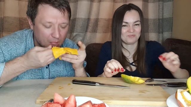 Что за Гранадилла? Как есть манго! Арбуз в апреле. Мукбанг. ASMR. смотреть онлайн