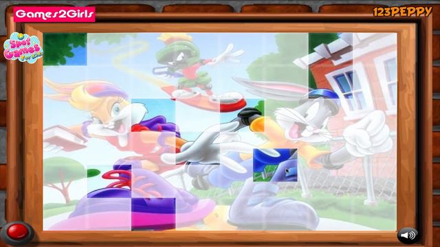 bugs bunny puzzle 2 Gameplay | Spot games for Kids смотреть онлайн