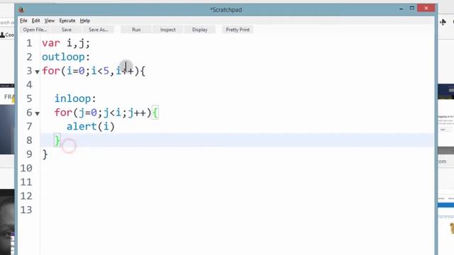 102 Labels example - JavaScript Tutorial 2018 смотреть онлайн