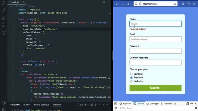 Validate Forms With React Hook Form смотреть онлайн
