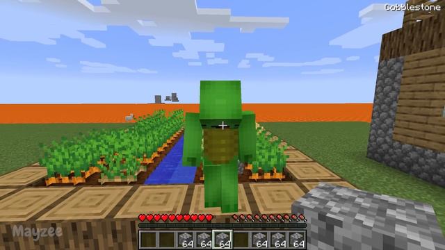 JJ and Mikey Survival in LAVA WORLD CHALLENGE in Minecraft / Maizen animation смотреть онлайн