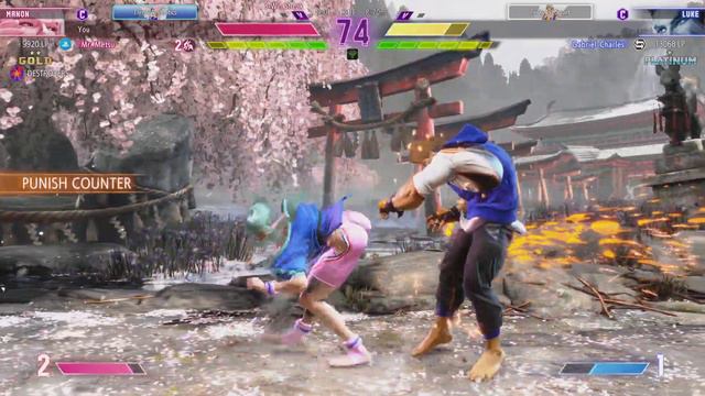 Manon vs Luke(Platinum) [Street Fighter 6] смотреть онлайн