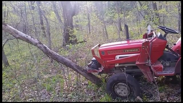 Установка лебёдки на трактор , бездорожье. смотреть онлайн
