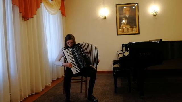 Слюнкина Ксения И. С. Бах "Органная прелюдия" C-dur. Н. Малыгин "Концертная пьеса" смотреть онлайн