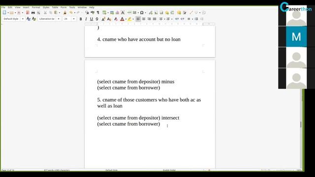 SQL- Session 5 | #careerthon | #sql | #database смотреть онлайн
