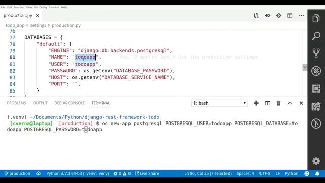 Develop and Deploy a Django REST service on OpenShift смотреть онлайн