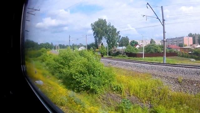 Поездка на электричке Ярославль - Нерехта - Кострома. История появления железной дороги в Костроме. смотреть онлайн