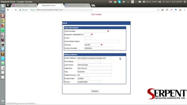 Odoo - Elavon Payment Gateway Integration by SerpentCS смотреть онлайн