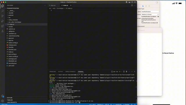 Push Notification In React Native Using Firebase - Android & IOS Tutorial 2023 смотреть онлайн