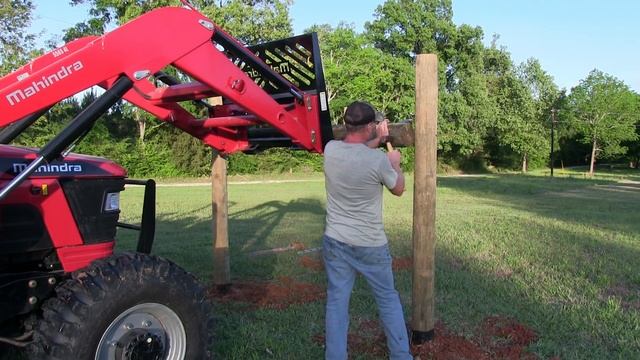 Corner post installation and bracing - Detailed video смотреть онлайн