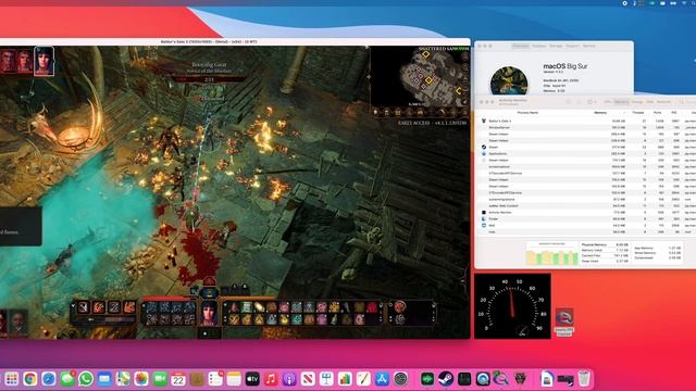 Baldur's Gate 3 on M1 MacBook Air 8GB (Native ARM & Rosetta) смотреть онлайн