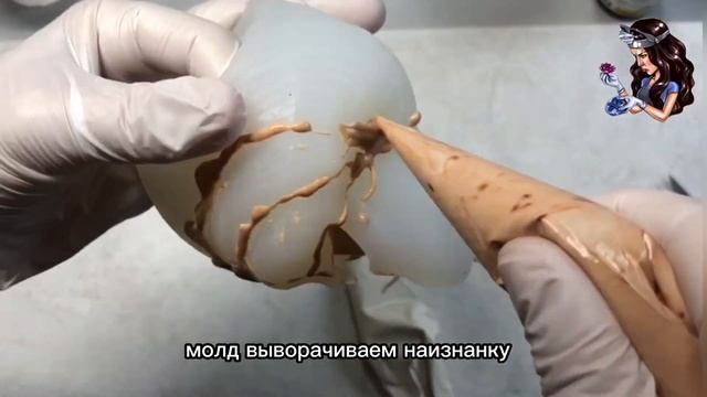 МК подсвечник из акрилового гипса смотреть онлайн