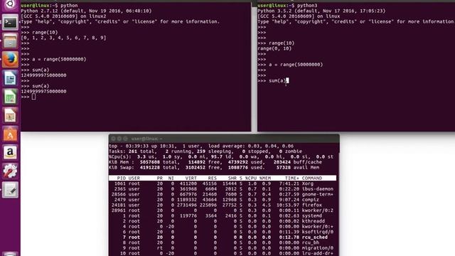 Difference range() in python 3 and python 2.7 смотреть онлайн