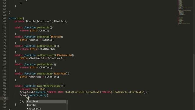 PHP chat system - php mysql chat 07 - Fetch Chat Messages from Database смотреть онлайн