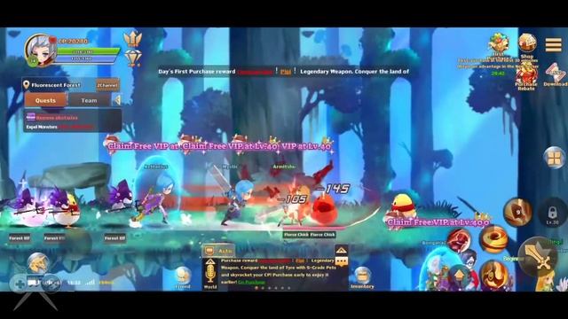 Cute Action MMORPG - Rainbow Story: Fantasy MMORPG Review | Online Mobile Game Gameplay | First Loo смотреть онлайн