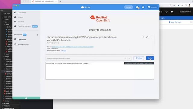 Red Hat OpenShift Extension for Docker Desktop смотреть онлайн
